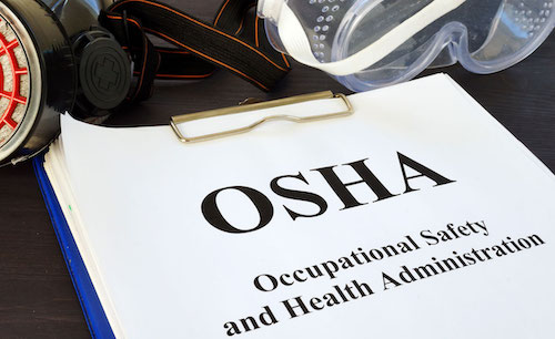 Clipboard for OSHA inspection